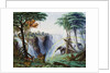 The Mosi-O-A-Tunya or Victoria Falls, Zambesi River, 1874 by Thomas Baines