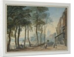 Cheyne Walk, Chelsea, 1816 by John Varley