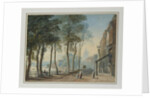 Cheyne Walk, Chelsea, 1816 by John Varley