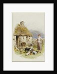 A Highland Cottage by Myles Birket Foster
