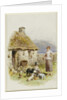 A Highland Cottage by Myles Birket Foster