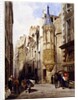 Rue de l'Amiral Coligny, rue Bailleul, Paris, 1831 by Thomas Shotter Boys
