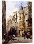 Rue de l'Amiral Coligny, rue Bailleul, Paris, 1831 by Thomas Shotter Boys