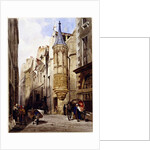 Rue de l'Amiral Coligny, rue Bailleul, Paris, 1831 by Thomas Shotter Boys