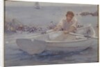 Man in a Rowing Boat, 1907 by Henry Scott Tuke