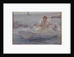 Man in a Rowing Boat, 1907 by Henry Scott Tuke