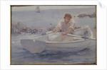 Man in a Rowing Boat, 1907 by Henry Scott Tuke