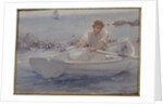 Man in a Rowing Boat, 1907 by Henry Scott Tuke