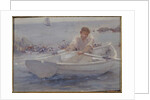 Man in a Rowing Boat, 1907 by Henry Scott Tuke