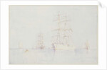 Moored Clippers, 1914 by Henry Scott Tuke