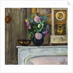 Bouquet of Flowers on the Fireplace, 1920 by Henri Lebasque