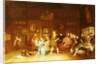 Henry VIII and Anne Boleyn observed by Queen Katherine, 1870 by Marcus Stone