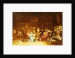 Henry VIII and Anne Boleyn observed by Queen Katherine, 1870 by Marcus Stone