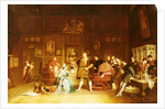 Henry VIII and Anne Boleyn observed by Queen Katherine, 1870 by Marcus Stone