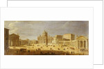 Piazza S. Pietro, Rome by Gaspar van Wittel