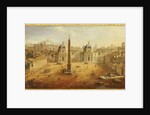 Piazza del Popolo, Rome by Gaspar van Wittel