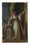 It is I, be not afraid - Juliet on her Balcony by Frank Dicksee