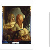Antoinette Herbert looking in the Mirror, c.1844 by Jean-Francois Millet