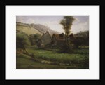Cottage in a Landscape, c.1871 by Jean-Francois Millet