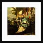 Portrait of a Girl with a Parrot by George Chinnery