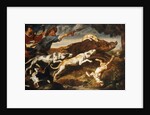 A Boar Hunt by Frans Snyders