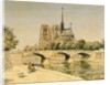 Notre Dame and the Seine by Jean Francois Raffaelli