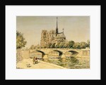 Notre Dame and the Seine by Jean Francois Raffaelli