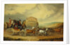 The Exeter to London Royal Mail passing William Downe's Exeter Wagon by Charles Cooper Henderson