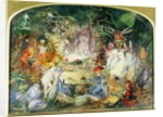 The original sketch for The Fairy's Banquet by John Anster Fitzgerald