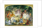The original sketch for The Fairy's Banquet by John Anster Fitzgerald