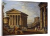A Capriccio of Classical Ruins, 1793 by Giovanni Paolo Pannini or Panini