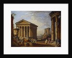 A Capriccio of Classical Ruins, 1793 by Giovanni Paolo Pannini or Panini