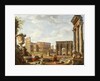 A Capriccio view of Rome, 1743 by Giovanni Paolo Pannini or Panini
