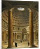 The Interior of the Pantheon, Rome, looking North from the Main Altar to the Entrance, 1732 by Giovanni Paolo Pannini or Panini