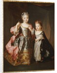 Portrait of two Young Girls, said to be Adelaide and Victoire, daughters of Louis XV by Alexis Simon Belle