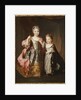 Portrait of two Young Girls, said to be Adelaide and Victoire, daughters of Louis XV by Alexis Simon Belle