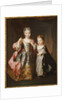 Portrait of two Young Girls, said to be Adelaide and Victoire, daughters of Louis XV by Alexis Simon Belle
