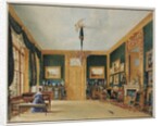 The Green Drawing Room of the Earl of Essex at Cassiobury, 1823 by William Henry Hunt