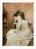 Admiring the Portrait, 1879 by Alfred Emile Stevens