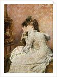Admiring the Portrait, 1879 by Alfred Emile Stevens