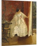 Lady at a Window feeding Birds, c.1859 by Alfred Emile Stevens
