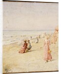 The Beach, Ostende by Alfred Emile Stevens