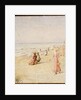 The Beach, Ostende by Alfred Emile Stevens