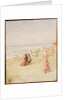 The Beach, Ostende by Alfred Emile Stevens