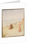 The Beach, Ostende by Alfred Emile Stevens