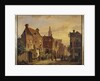 Dutch Street Scene by Willem Koekkoek