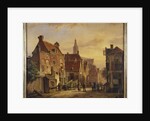 Dutch Street Scene by Willem Koekkoek