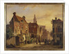 Dutch Street Scene by Willem Koekkoek