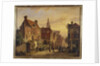 Dutch Street Scene by Willem Koekkoek