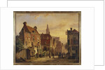 Dutch Street Scene by Willem Koekkoek
